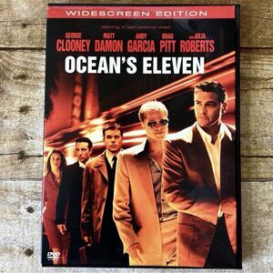 Ocean's Eleven DVD 2001 Widescreen‎ Edition George Clooney Brad Pitt Heist Movie